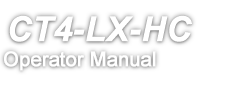 CT4-LX-HC Operator Manual