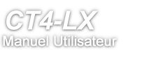 CT4-LX Manuel Utilisateur