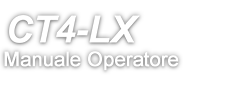 CT4-LX Manuale Operatore