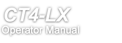 CT4-LX Operator Manual