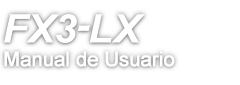 FX3-LX Manual de Usuario
