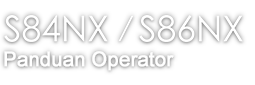Manual Operator S84NX/86NX